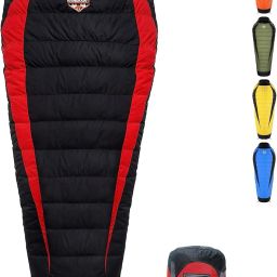 ALPY115 Duck Down -10 Degree | 1.5 Kg | 6.5 Ft Mummy Sleeping Bag-image-72