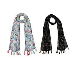 StoleVilla Floral Chiffon Stoles-image-92
