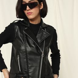 TANDUL Women Lightweight Biker Jacket-image-68