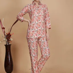 KALINI Printed Shirt With Trousers Co-Ords-picture-32