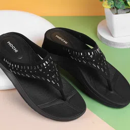 Mochi Embellished Block Pumps-57