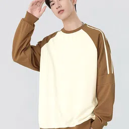StyleCast x Revolte Men Colourblocked Sweatshirt-image-93