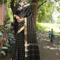 Anouk Rustic Woven Design Zari Saree-picture-58