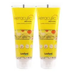 Leeford Set Of 2 Keracylic Facewash With Active Beads- 70 g Each-48