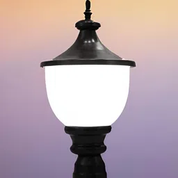 KINIS Black Frustum Rust-Resistant Outdoor Lamp-image-35