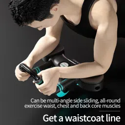 wearslim Automatic Rebound Ab Abdominal Exercise Roller with Elbow Support and Timer Ab Exerciser image 5