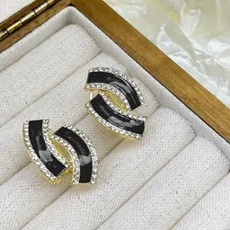 BEYTER Sterling Silver Rhinestone & Crystal Studded Classic Studs-image-76