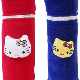 Plush Baby Zip Feeding Bottle Cover with Animated Cartoon Design (125-250 ML)-picture-16