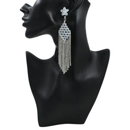 J & C Fashion Arena Crystal Drop Earring-image-45
