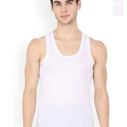 CAVENDERS Pack Of 3 Pure Cotton Scoop Neck Gym Vests C57=-SWIFT----==3- ---85-image-30