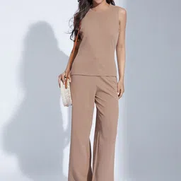 Selvia Women Round Neck Sleeveless Top-picture-58