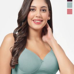 SHYAM SONS FLAIR Women Pack f 3 Full Coverage Padded Bra-49