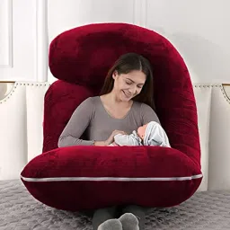 Pregnancy G Shape for Pregnant/Maternity Back Pain Relief, HIPS & Belly Support Polyester Fibre Solid Pregnancy Pillow Pack of 1-image-47