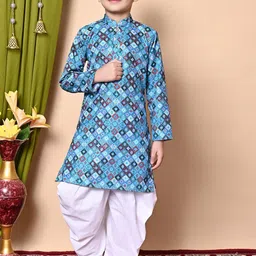 BAESD Boys Printed Regular Sequinned Kurta with Patiala-34