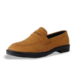 HikBi Men Suede Loafers-image-36