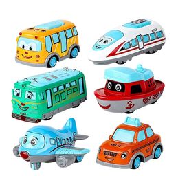 OPINA Pack Of 6 Die Cast Pull Back Action Metal Car Set Toy Vehicles-28