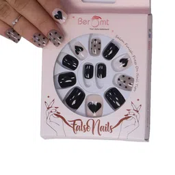 BEROMT Set Of 16 Salon Finish Press On Nail Tip With Application Kit - BFN666CN image 1