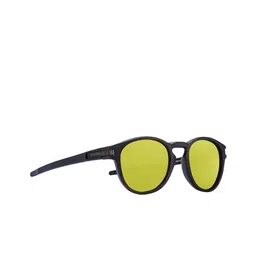 AFERELLE Unisex Yellow Lens & Black Round Sunglasses with-6