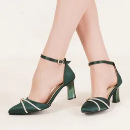 PLANET WALK Party Block Pumps-43