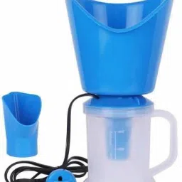 Enbloc Electric Steamer For Facial And Cold And Cough/Vaporizer Machine / 3 In 1 Steam Sauna Regular Vaporizer (Blue, Transparent) Vaporizer-18