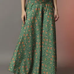 Trend Arrest Women Floral Print Flared Palazzos-picture-35