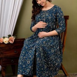 FASHION CLOUD Women Printed A-Line Kurti-picture-14