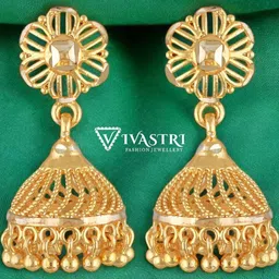 VIVASTRI Gold-Toned Alloy Earrings-37