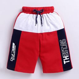 Zeal Boys Typography Printed High-Rise Shorts-image-48