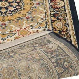 OBSESSIONS Blue & Yellow Printed Anti-Static Floor Runner image 4