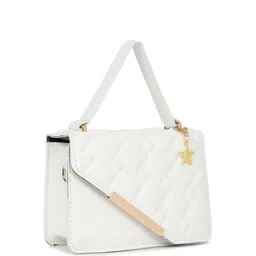 Apsis Textured PU Structured Handheld Bag with Quilted image 2