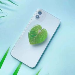 THE PRITO Mobile Holder for Hand Grip, Stylish & Perfect Gift for Girl (Leaf 2) Mobile Holder-image-18