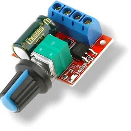 avisri 2 PCS PWM Mini 5a 90w PWM 12v DC Motor Speed Controller DC 4.5v-35v Adjustable Electronic Components Electronic Hobby Kit image 2