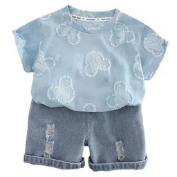 StyleCast x Revolte Boys Printed Round Neck T-shirt with Shorts-picture-8