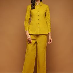 Anouk Cotton Shirt With Palazzos-image-63