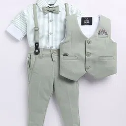 LITTLE COLLARS Boys Shirt with Trousers-picture-17