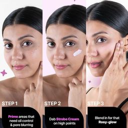 SOTRUE Blurify Filter Face Primer- 15 g With Pink Strobe Cream Face Highlighter-30 g image 4