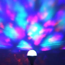 g2l 360 Rotating LED Party Light with Remote Control Single Disco Ball image 2