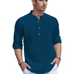 SQS Men Cotton Straight Kurtas-picture-38