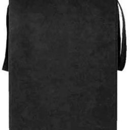 Aura Black Foldable Laundry Bag with Lid & Handles-1