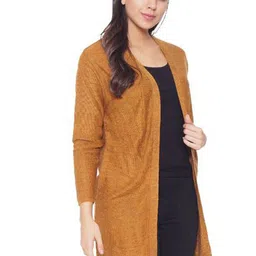 CLAPTON Open Front Woollen Longline Shrug image 3