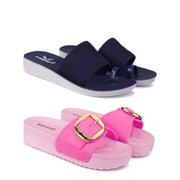 BERSACHE Women Set Of 2 Open Toe Flats-image-64