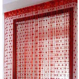 198 cm (7 ft) Net Transparent Door Curtain (Pack Of 2)-20