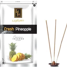 Luxury Zipper Medium Incense Stick, Agarbatti Charcoal Free Pineapple-picture-23