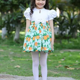 THE PONY & PEONY CO. Print Flutter Sleeve Fit & Flare Dress-image-32