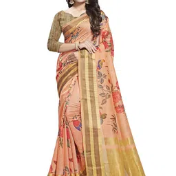 KALINI Ethnic Motif Printed Zari Kanjeevaram Saree-image-55