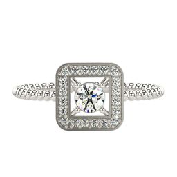 VALANOVA Women 18 Kt Gold Lab Grown Diamond 0.28 Cts Diamond Ring-image-67