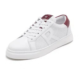 RARE RABBIT Men Perforations Leather Sneakers-38
