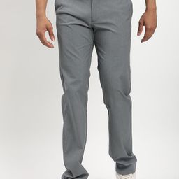 Indian Terrain Men Kansas Mid-Rise Regular Trousers-image-33