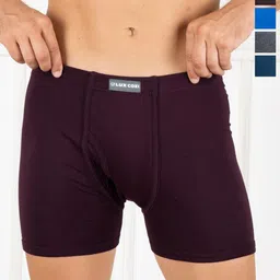 Lux Cozi Pack Of 5 Men Assorted Cotton Long Trunk-picture-15