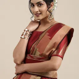 Saree mall Woven Design Zari Banarasi Sarees-image-33